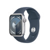 Apple Watch Series 9 45mm Silver, Blue SB, S/M