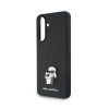 Karl Lagerfeld Saffiano Metal K+Ch Galaxy A36, Black