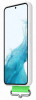 Samsung Silicone Cover with Strap S22, White
