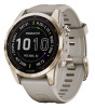 Garmin fenix 7S Sapphire Sol,Titan Gold/Sand