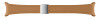 D-Buckle Hybrid Eco-Leather Band Slim, S/M, Camel