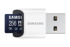Samsung micro SDXC 256GB PRO Ultimate + USB adapté