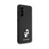 Karl Lagerfeld Saffiano Metal K+Ch Galaxy A36, Black