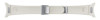 D-Buckle Hybrid Eco-Leather Band Slim, S/M, Cream