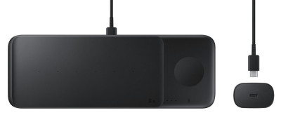 Samsung EP-P6300TBEGE Wireless Charger Trio, Black