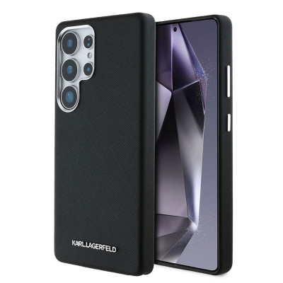 Karl Lagerfeld Saffiano MagSafe Galaxy S25 U,Black