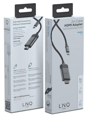 LINQ 4K HDMI/USB-C kabel (2 m)