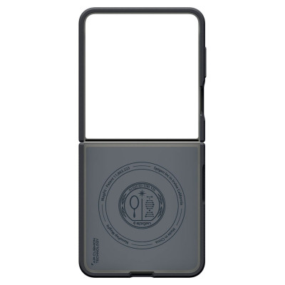 Spigen Nano Pop MagSafe Samsung Z Flip8 black sesame
