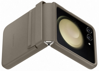 Samsung Flap ECO-Leather Case Z Flip 5, Etoupe