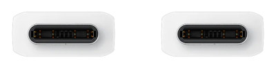 Samsung EP-DX310JWEGEU USB-C kabel 3A, 1.8m, White
