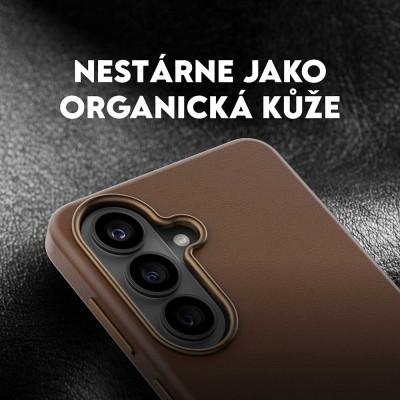PanzerGlass CARE Galaxy S26+ SOLO Qi hnědá v. kůže