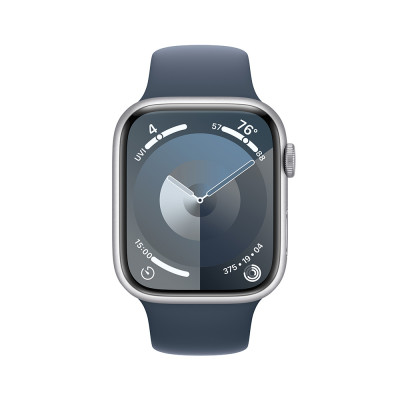 Apple Watch Series 9 45mm Silver, Blue SB, S/M