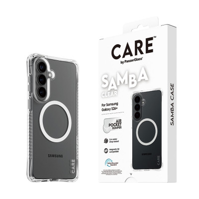 PanzerGlass CARE Galaxy S26+ Samba čirý/bílý Qi