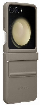 Samsung Flap ECO-Leather Case Z Flip 5, Etoupe