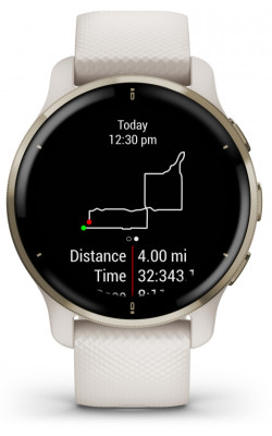 Garmin Venu2 Plus Cream Gold/White Band