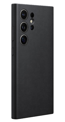 Samsung Vegan Leather Case Galaxy S24 Ultra, Black