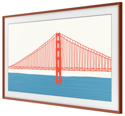 Rámeček pro Frame 2021-2024 65" - cihlová, zkosený