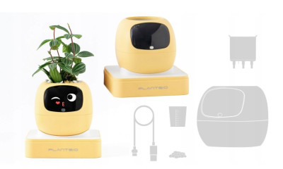 Inteligentní květináč PLANTSIO IVY gen 2 žlutý