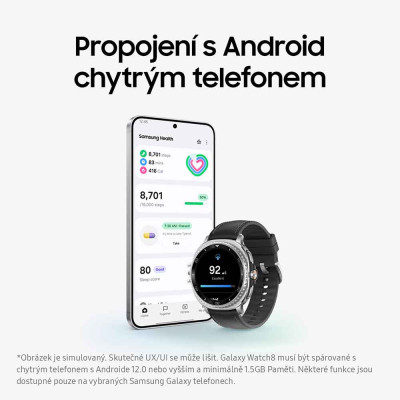 Samsung L505 Galaxy Watch 8 Class(46mm,LTE)Wht(ES)