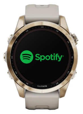 Garmin fenix 7S Sapphire Sol,Titan Gold/Sand