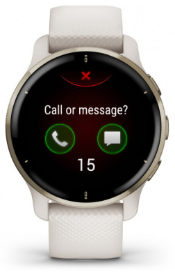 Garmin Venu2 Plus Cream Gold/White Band