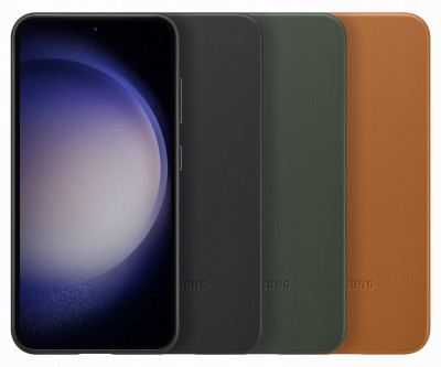 Samsung Leather Case Galaxy S23, Green