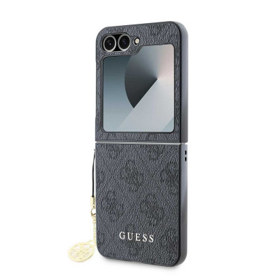 Guess 4G Charm Hard Case Z Flip6/Flip7 FE, Grey