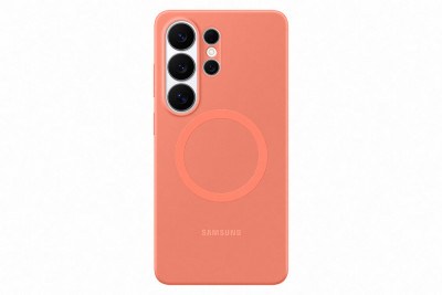 Samsung Silicone Magnet Case Galaxy S26U, CoralRed
