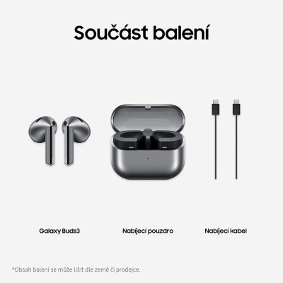 Samsung Galaxy Buds3, Silver
