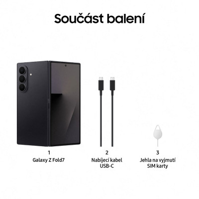 Samsung Galaxy Z Fold7 5G 1TB Jetblack