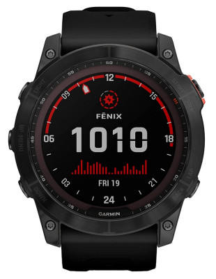 Garmin fenix 7X Sapphire Solar,Titan Black/Bla
