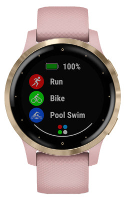 Garmin vívoactive4S LightGold/Pink Band