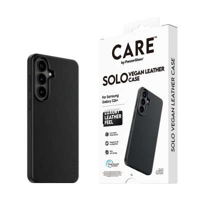 PanzerGlass CARE Galaxy S26+ SOLO Qi černá v. kůže