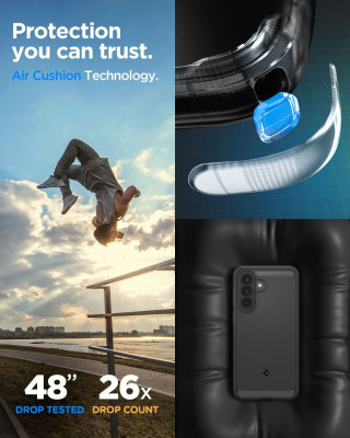 Spigen Rugged Armor Samsung Galaxy A57 Black