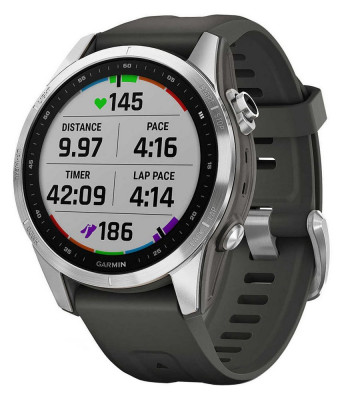 Garmin fenix 7S Glass, Silver/Graphite SB
