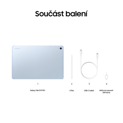 Samsung Galaxy Tab S10 FE+ 128GB Wifi, Blue