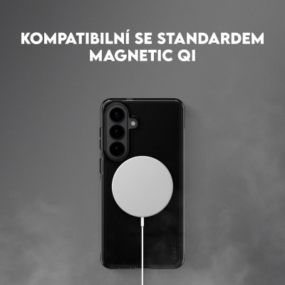 PanzerGlass CARE Galaxy S26+ Smokey kouř./černý Qi