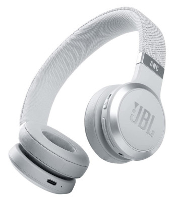 JBL Live 460NC bezdrátová stereo sluchátka, White