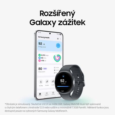 Samsung Galaxy Watch 8 (40mm,BT) Graphite