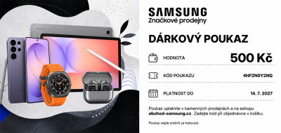 Elektronický dárkový poukaz SBS 500Kč