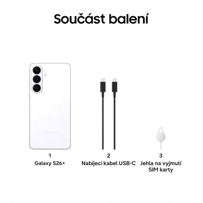 Samsung Galaxy S26+ 256GB White