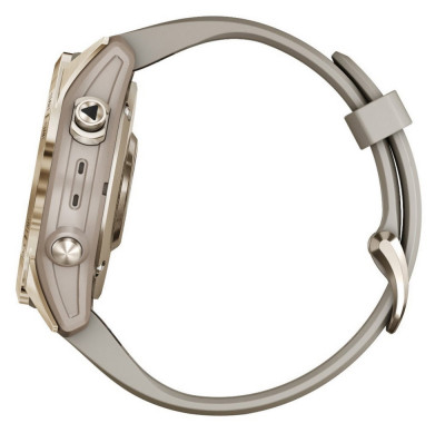 Garmin fenix 7S Sapphire Sol,Titan Gold/Sand