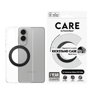 PanzerGlass CARE Samsung Galaxy S25 Edge Stand QI