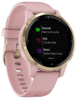 Garmin vívoactive4S LightGold/Pink Band
