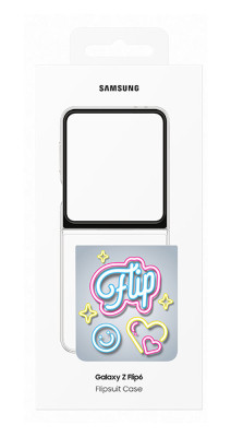 Samsung Flipsuit Case Z Flip6/Flip7 FE,Transparent