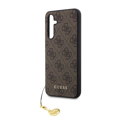 Guess Charms Hard Case 4G Samsung S23 FE, Brown