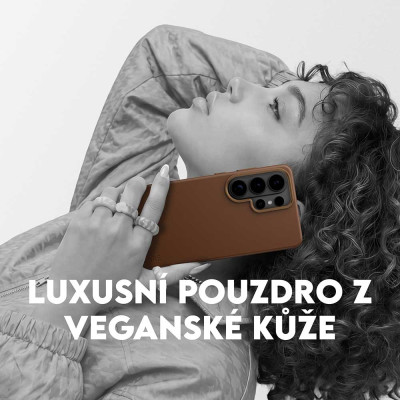 PanzerGlass CARE Galaxy S26+ SOLO Qi hnědá v. kůže