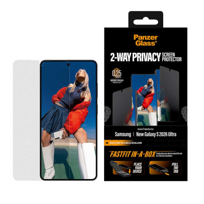 PanzerGlass Privacy Galaxy S26U včetně Fast-in-box
