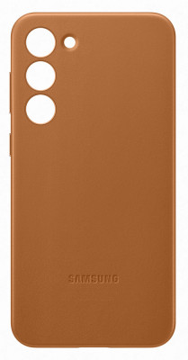 Samsung Leather Case Galaxy S23+, Brown