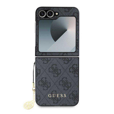 Guess 4G Charm Hard Case Z Flip6/Flip7 FE, Grey